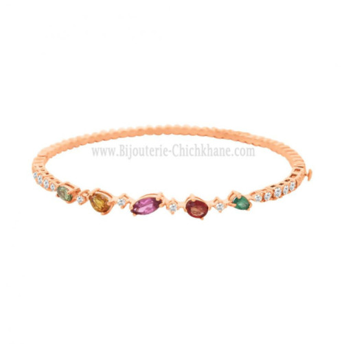 Bracelet femme en Or Rose 18 Carats Ref 63168 | Chichkhane