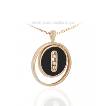 Pendentif femme en Or Rose 18 Carats Ref 63157 | Chichkhane