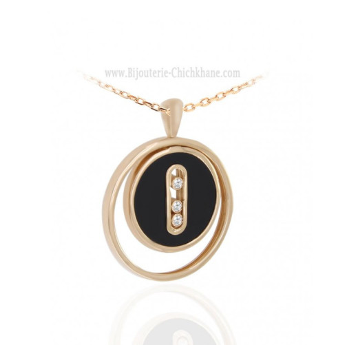 Pendentif femme en Or Rose 18 Carats Ref 63157 | Chichkhane