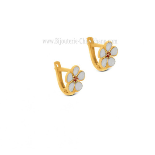 Boucles d'oreilles bébé en Or Jaune 18 Carats Ref 63291 | Chichkhane