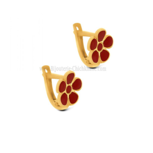 Boucles d'oreilles bébé en Or Jaune 18 Carats Ref 63290 | Chichkhane