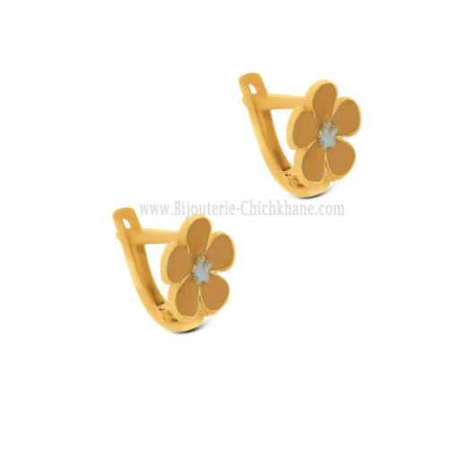 Boucles d'oreilles bébé en Or Jaune 18 Carats Ref 63289 | Chichkhane