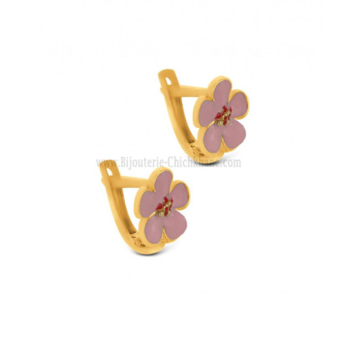 Boucles d'oreilles bébé en Or Jaune 18 Carats Ref 63287 | Chichkhane
