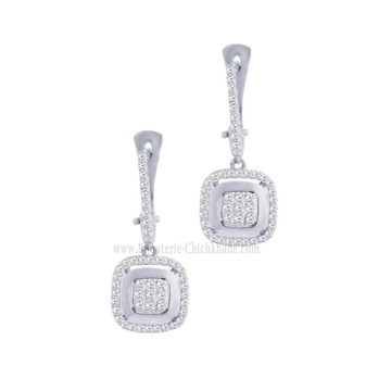 Boucles D'oreilles Diamants 63087