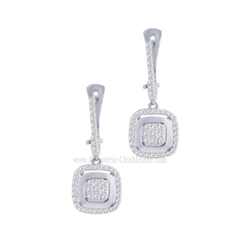 Boucles D'oreilles Diamants 63087