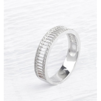 Alliance femme en Or Blanc 18 Carats Ref 67133 | Chichkhane