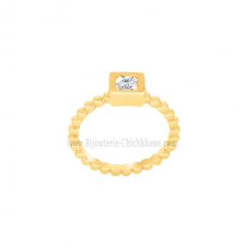 Bague femme en Or Jaune 18 Carats Ref 63188 | Chichkhane
