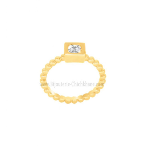 Bague femme en Or Jaune 18 Carats Ref 63188 | Chichkhane