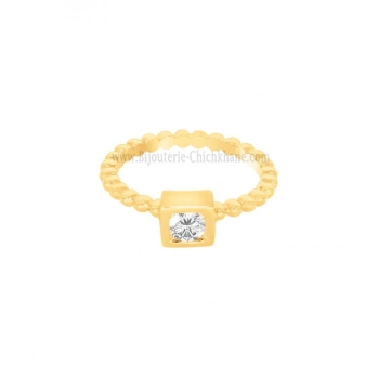 Bague femme en Or Jaune 18 Carats Ref 63188 | Chichkhane