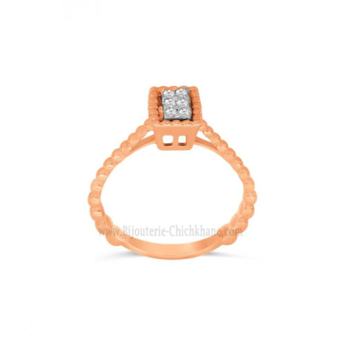 Bague femme en Or Rose 18 Carats Ref 63187 | Chichkhane