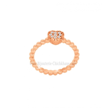 Bague femme en Or Rose 18 Carats Ref 63183 | Chichkhane