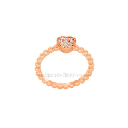 Bague femme en Or Rose 18 Carats Ref 63183 | Chichkhane