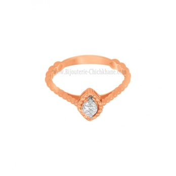 Bague femme en Or Rose 18 Carats Ref 63182 | Chichkhane