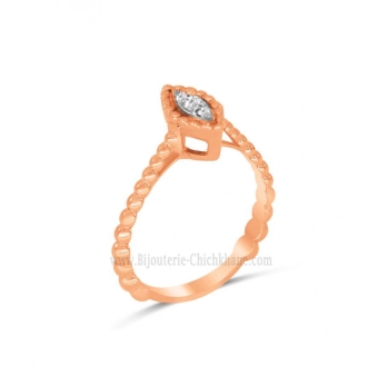 Bague femme en Or Rose 18 Carats Ref 63182 | Chichkhane