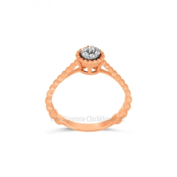 Bague femme en Or Rose 18 Carats Ref 63178 | Chichkhane