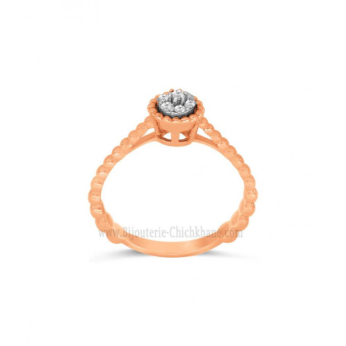 Bague femme en Or Rose 18 Carats Ref 63178 | Chichkhane