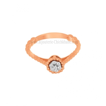 Bague femme en Or Rose 18 Carats Ref 63178 | Chichkhane