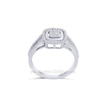 Bague femme en Or Blanc 18 Carats Ref 63085 | Chichkhane