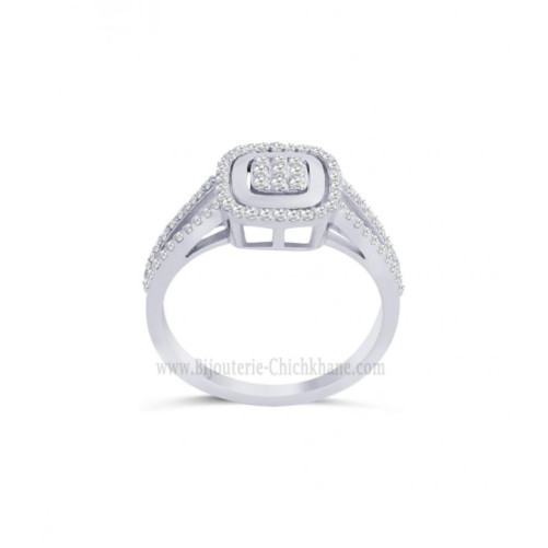 Bague femme en Or Blanc 18 Carats Ref 63085 | Chichkhane