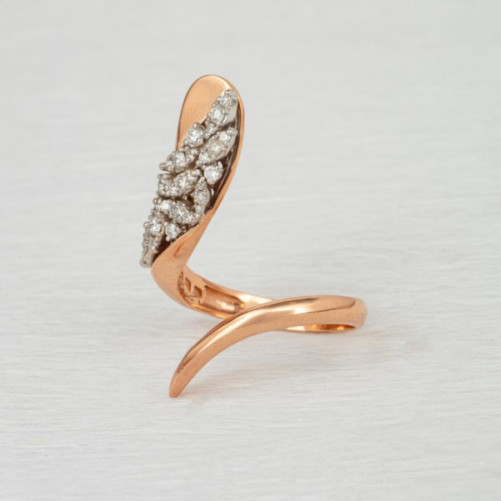 Bague femme en Or Bicolore  18 Carats Ref 68934 | Chichkhane