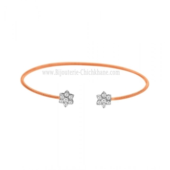 Bracelet femme en Or Bicolore  18 Carats Ref 62798 | Chichkhane