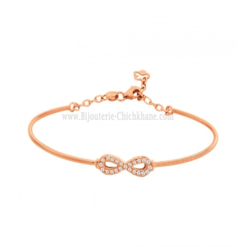 Bracelet femme en Or Rose 18 Carats Ref 62793 | Chichkhane