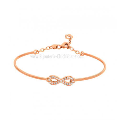 Bracelet femme en Or Rose 18 Carats Ref 62793 | Chichkhane