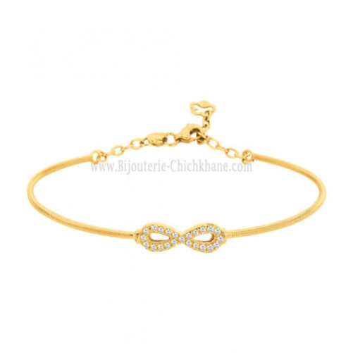 Bracelet femme en Or Jaune 18 Carats Ref 62791 | Chichkhane