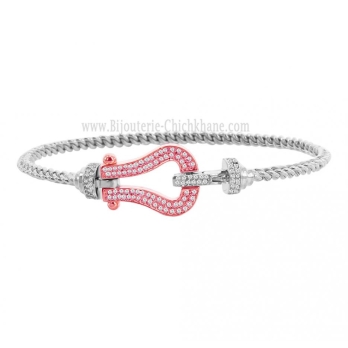Bracelet femme en Or Bicolore  18 Carats Ref 62790 | Chichkhane