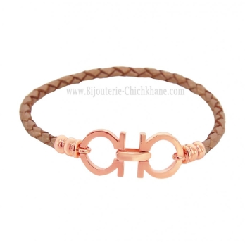 Bracelet femme en Or Rose 18 Carats Ref 62789 | Chichkhane