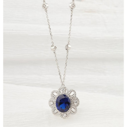 Collier femme en Or Blanc 18 Carats Ref 66766 | Chichkhane