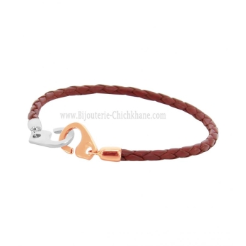 Bracelet femme en Or Bicolore 18 Carats Ref 62783 | Chichkhane
