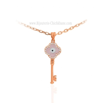 Pendentif femme en Or Rose 18 Carats Ref 62964 | Chichkhane