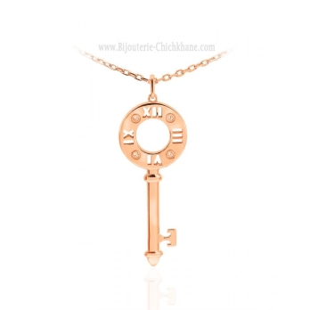 Pendentif femme en Or Rose 18 Carats Ref 62962 | Chichkhane
