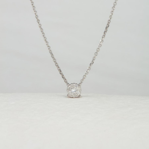 Collier femme en Or Blanc 18 Carats Ref 67989 | Chichkhane
