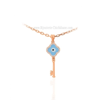 Pendentif femme en Or Rose 18 Carats Ref 62966 | Chichkhane