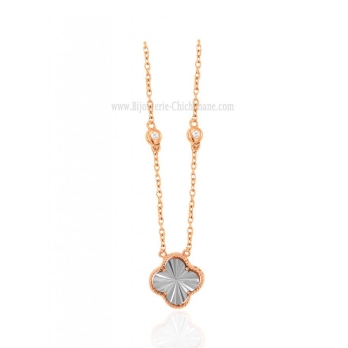 Collier femme en Or Bicolore  18 Carats Ref 62952 | Chichkhane