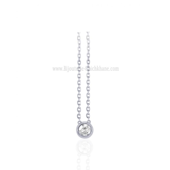 Collier femme en Or Blanc 18 Carats Ref 62908 | Chichkhane