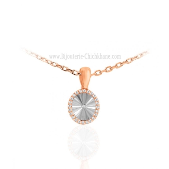 Pendentif femme en Or Bicolore  18 Carats Ref 62898 | Chichkhane