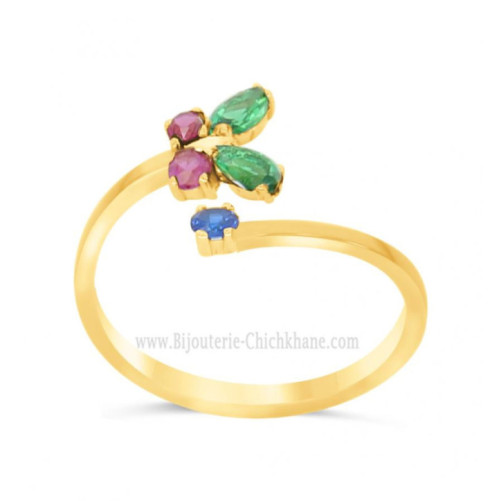 Bague femme en Or Jaune 18 Carats Ref 62856 | Chichkhane
