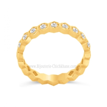 Bague femme en Or Jaune 18 Carats Ref 62845 | Chichkhane