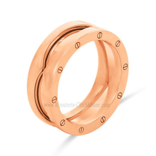 Bague femme en Or Rose 18 Carats Ref 62824 | Chichkhane
