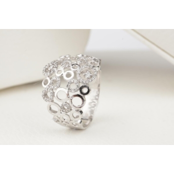 Bague femme en Or Blanc 18 Carats Ref 66533 | Chichkhane