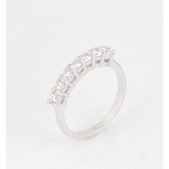 Alliance femme en Or Blanc 18 Carats Ref 66226 | Chichkhane