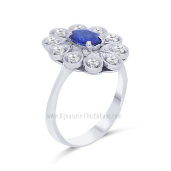 Bague femme en Or Blanc 18 Carats Ref 62642 | Chichkhane