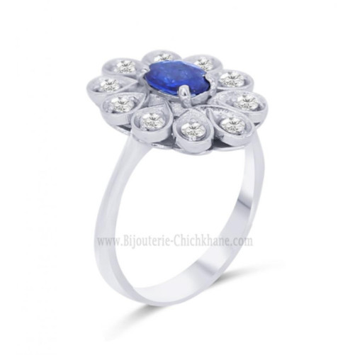 Bague femme en Or Blanc 18 Carats Ref 62642 | Chichkhane