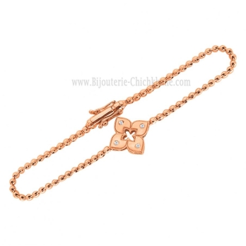 Gourmette femme en Or Rose 18 Carats Ref 62542 | Chichkhane