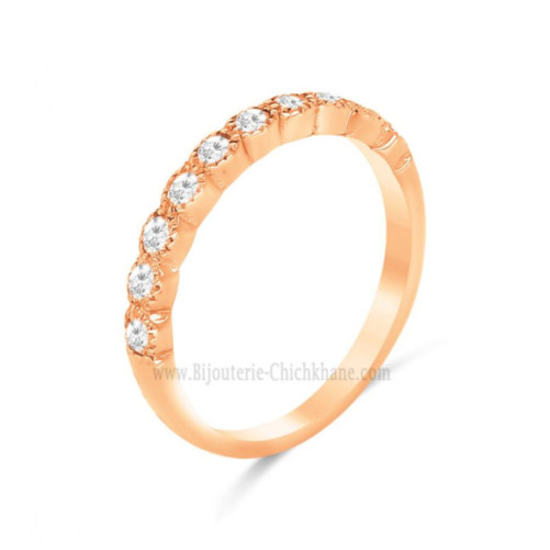 Alliance femme en Or Rose 18 Carats Ref 62528 | Chichkhane
