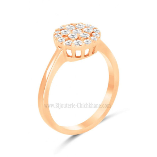 Solitaire femme en Or Rose 18 Carats Ref 62527 | Chichkhane
