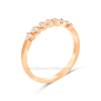 Alliance femme en Or Rose 18 Carats Ref 62525 | Chichkhane